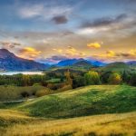 Sunset In Arrowtown Hills